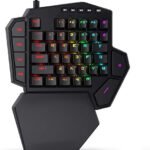 Zaqoro StrikePad K42 RGB One-Handed Mechanical Gaming Keypad – Brown Switches, Macro Control, Detachable Wrist Rest</br>Dominate with One Hand. Precision Play. Built for Champions.