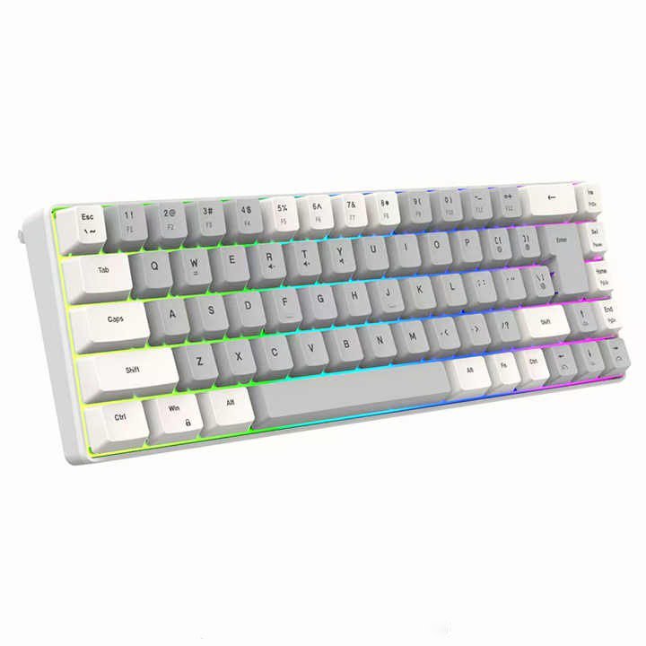 Zaqoro MechaLite K701 60% Wired RGB Keyboard – Compact. Tactile. Built to Game.</br>Minimal Footprint. Maximum Focus. Uncompromising Feel.