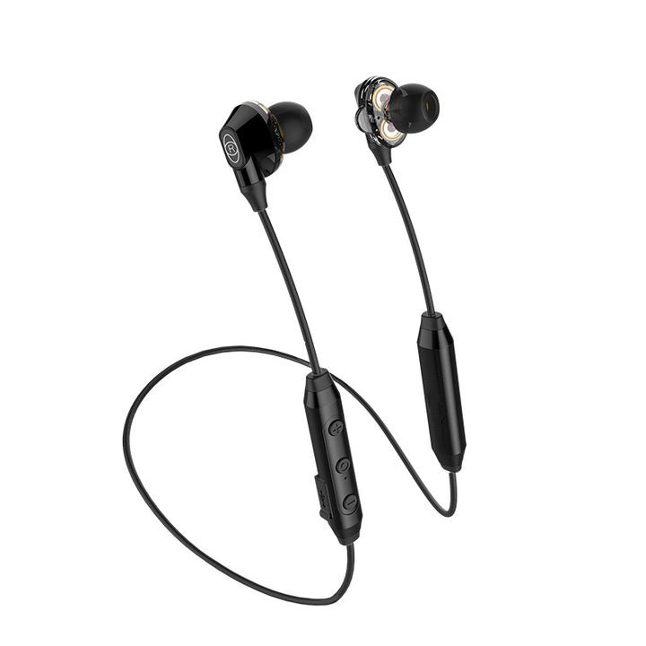 Zaqoro DuoBeat S9 Dynamic Bluetooth Sports Headset</br> Double Drivers. Stronger Beats. All-Day Endurance.