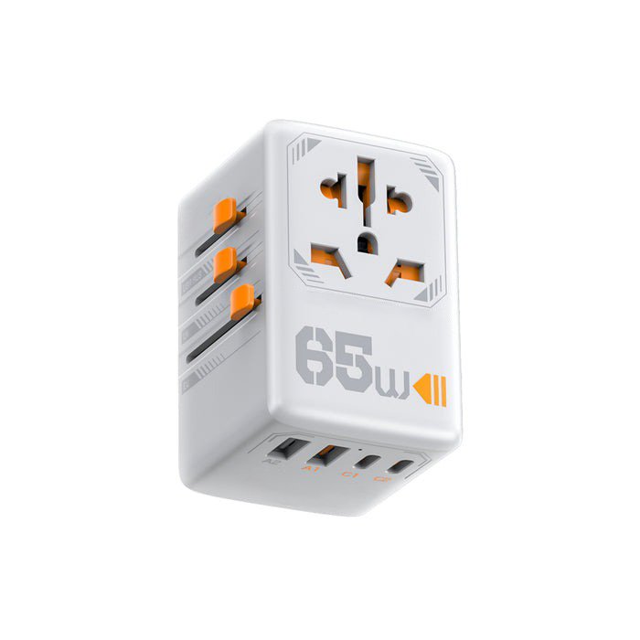 Zaqoro Globetrek U65 Universal Travel Adapter (65W, 5-in-1)</br> Global Charging. Compact Power. - Image 2
