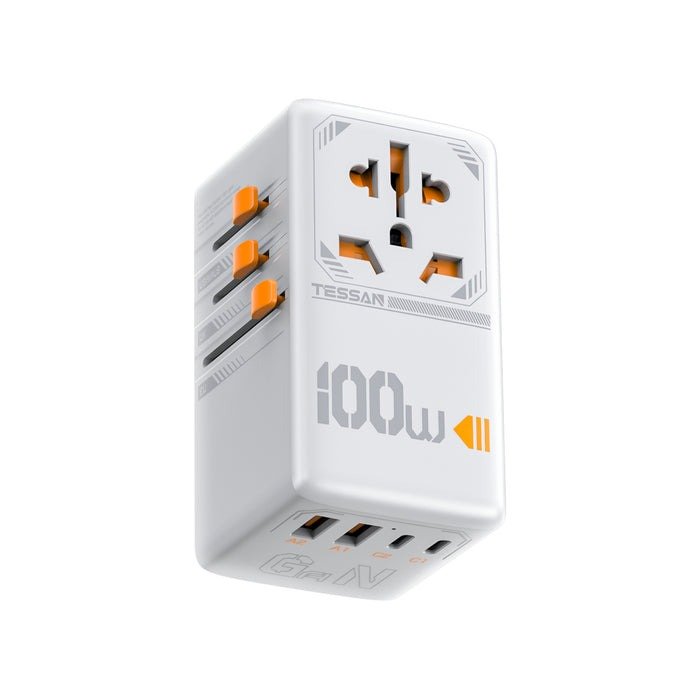 Zaqoro Globetrek U100 Universal Travel Adapter (100W, 5-in-1)</br> Power Without Borders. Charge Anywhere. - Image 2