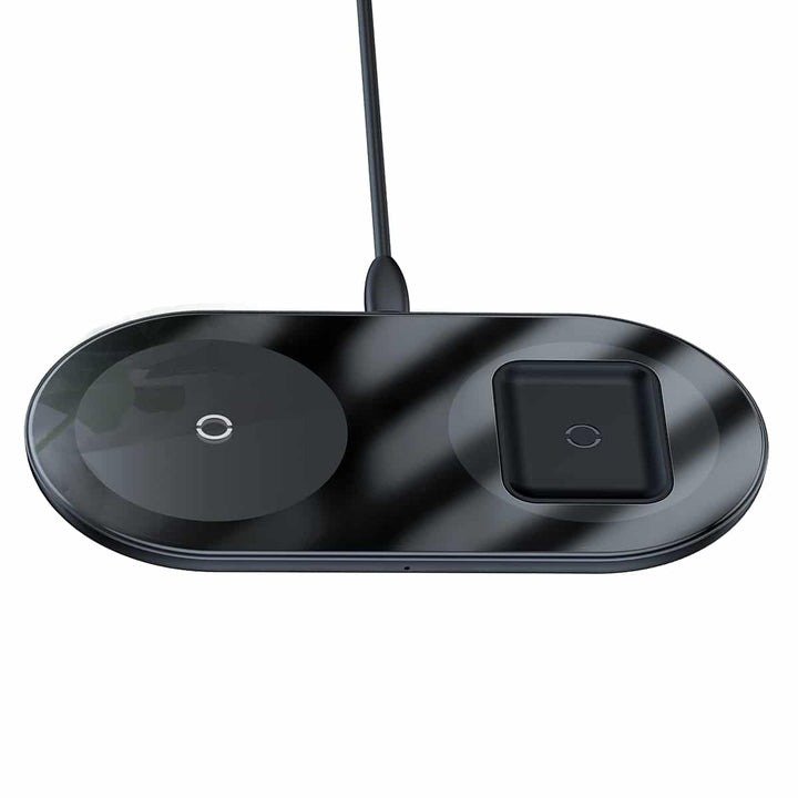Zaqoro DuoCharge S2 2-in-1 Wireless Charging Pad (18W Max)</br> Charge Two. Stay Cool. No Cables Needed. - Image 2