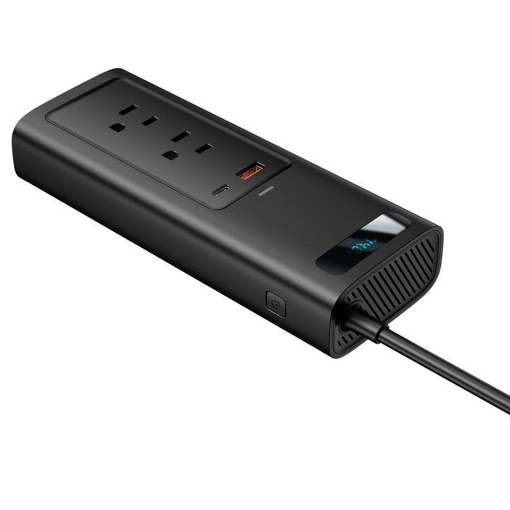 Zaqoro DriveVolt X150 In-Car Power Inverter (150W, 110V US Edition)</br>One Plug. Four Ports. Total On-the-Road Power. - Image 3