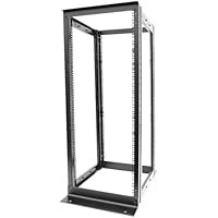 Zaqoro 4-Post 27U Open Frame Server Rack for 19" IT Network Equipment & A/V Devices,22"-34" Adjustable Depth,Heavy Duty Free Standing Rack for Servers & AV Gear 4POST-N27U